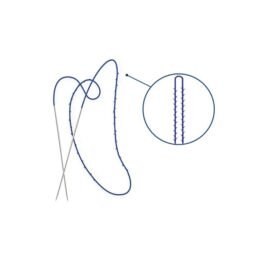 Rainbow. PCLA niidid Dual Arm kahe nõelaga (Cog tüüp) | 1 pakk (1 tk) – 1 karp (10 pakki * 1 tk)