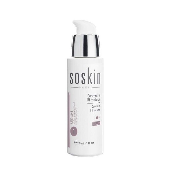 Contour lift serum Face and neck Soskin Paris. Лифтинг-серум для лица и шеи 30 мл — изображение 1