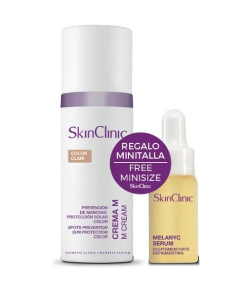 skinclinic | kit: m color clair cream 50ml. + melanyc serum 4ml.
