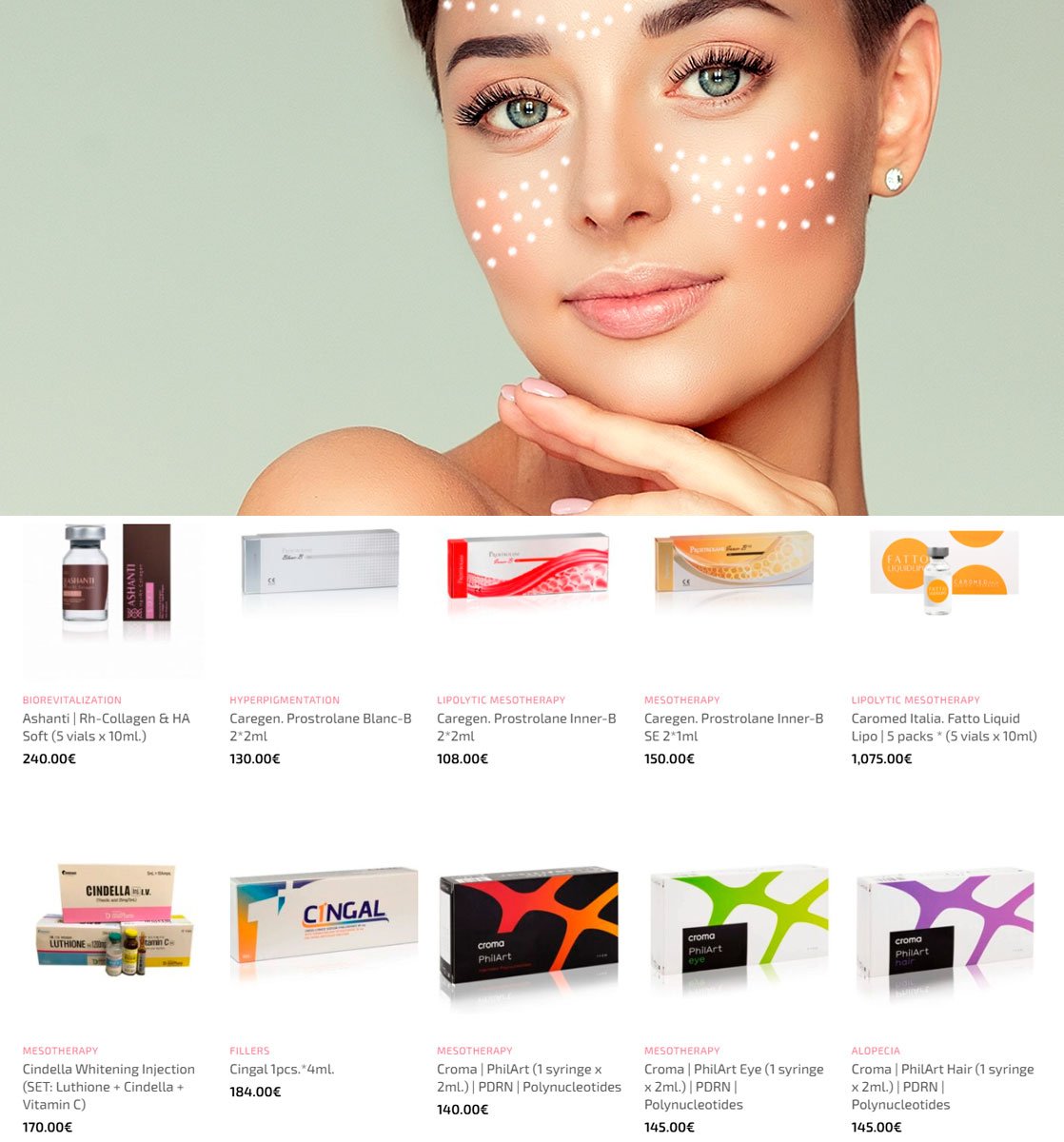 Mesotherapy products