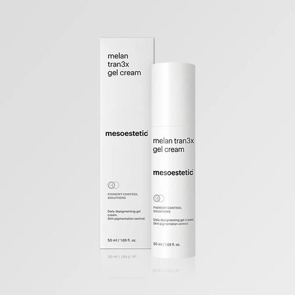 mesoestetic. melan tran3x gel cream 50ml. mesoestetic. melan tran3x gel cream 50ml.
