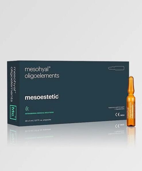 mesoestetic. mesohyal oligoelements (20 ampoules x 5ml.)