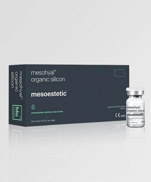 mesoestetic. mesohyal organic silicon (10 vials x 5ml.)
