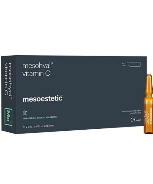 mesoestetic. mesohyal vitamin c (20 ampoules x 5ml.)